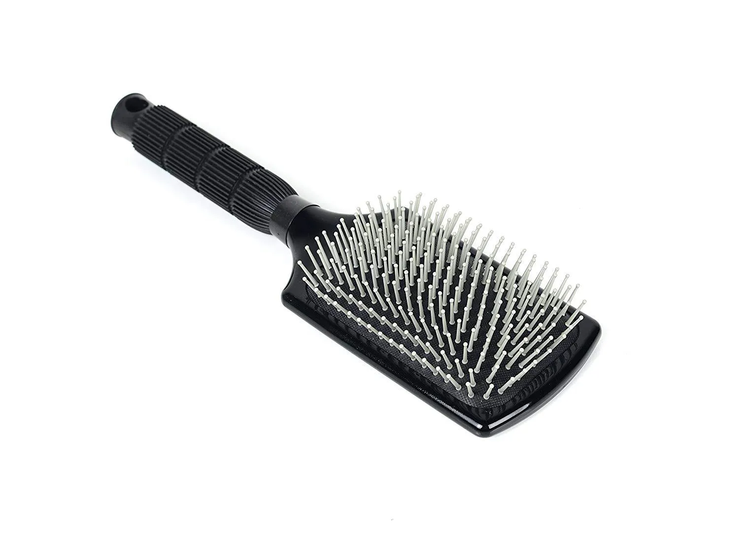 Alan Truman 100% Pure Nylon Bristle Paddle Brush (Black)