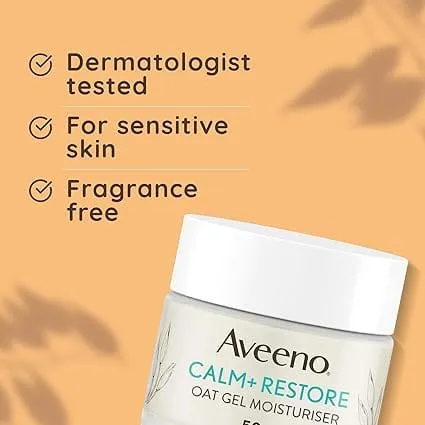 Aveeno Calm   Restore Oat Gel Moisturiser 50ml