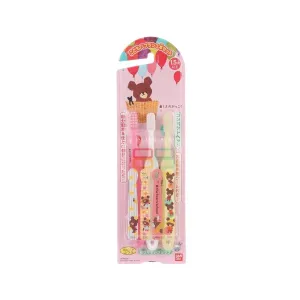 BANDAI Toothbrush 3pcs Pack The Bears' School  (3pcs)