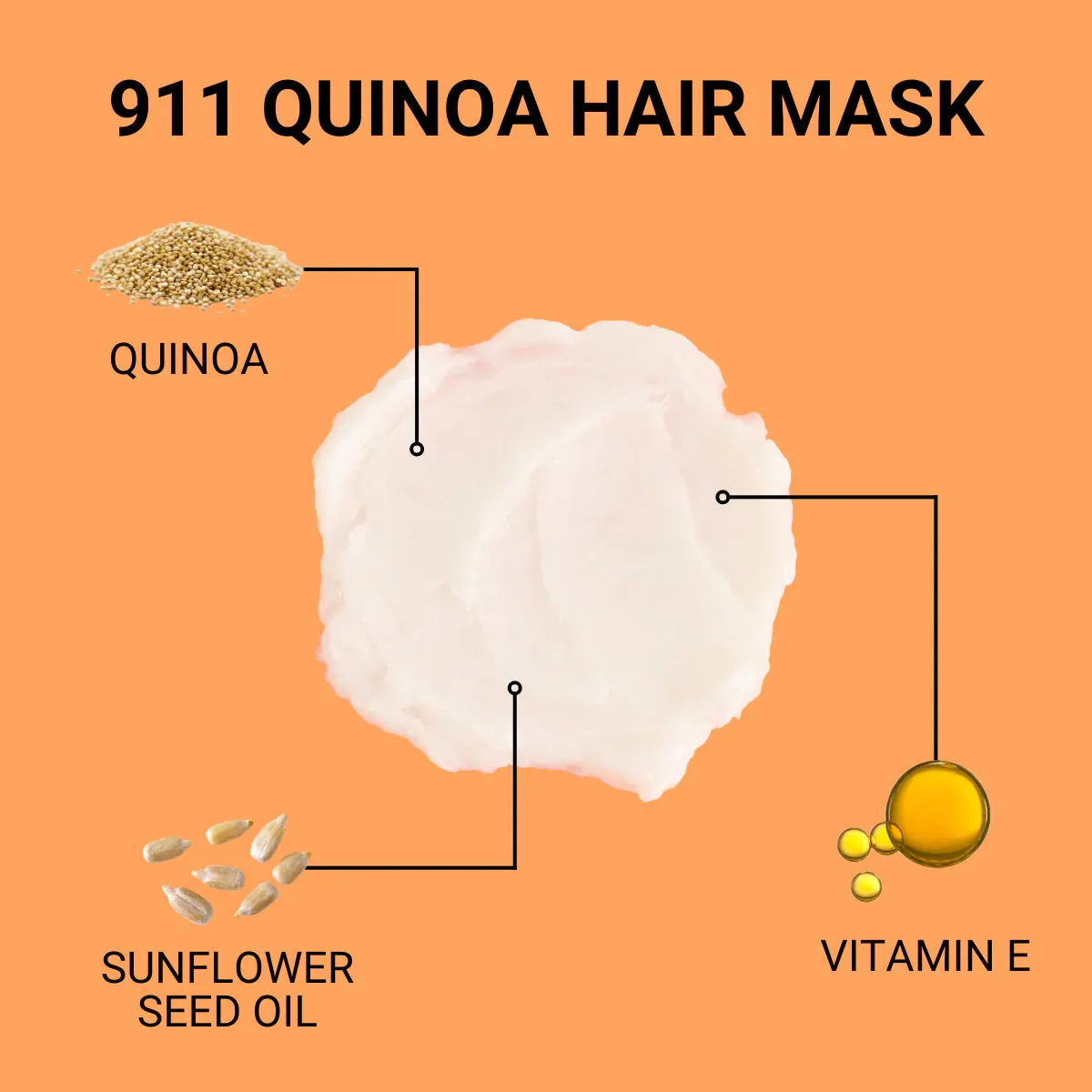 Biotop Professional 911 Quinoa Revitalizing Hair Mask 250ml