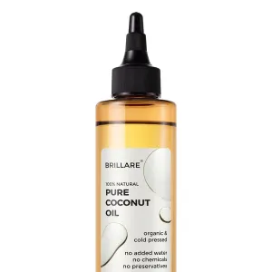 Brillare Pure Coconut Oil, 100% Natural, Organic and Cold Pressed, Zero Chemicals Hair Oil  (200 ml)