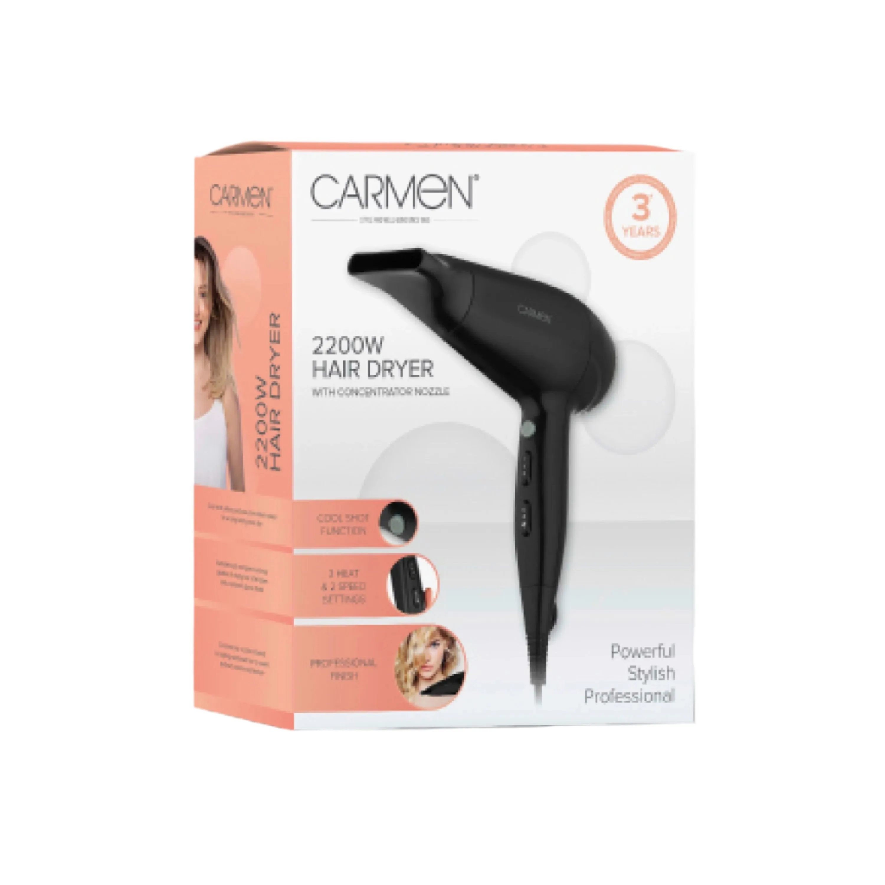 Carmen 2200W Hair Dryer