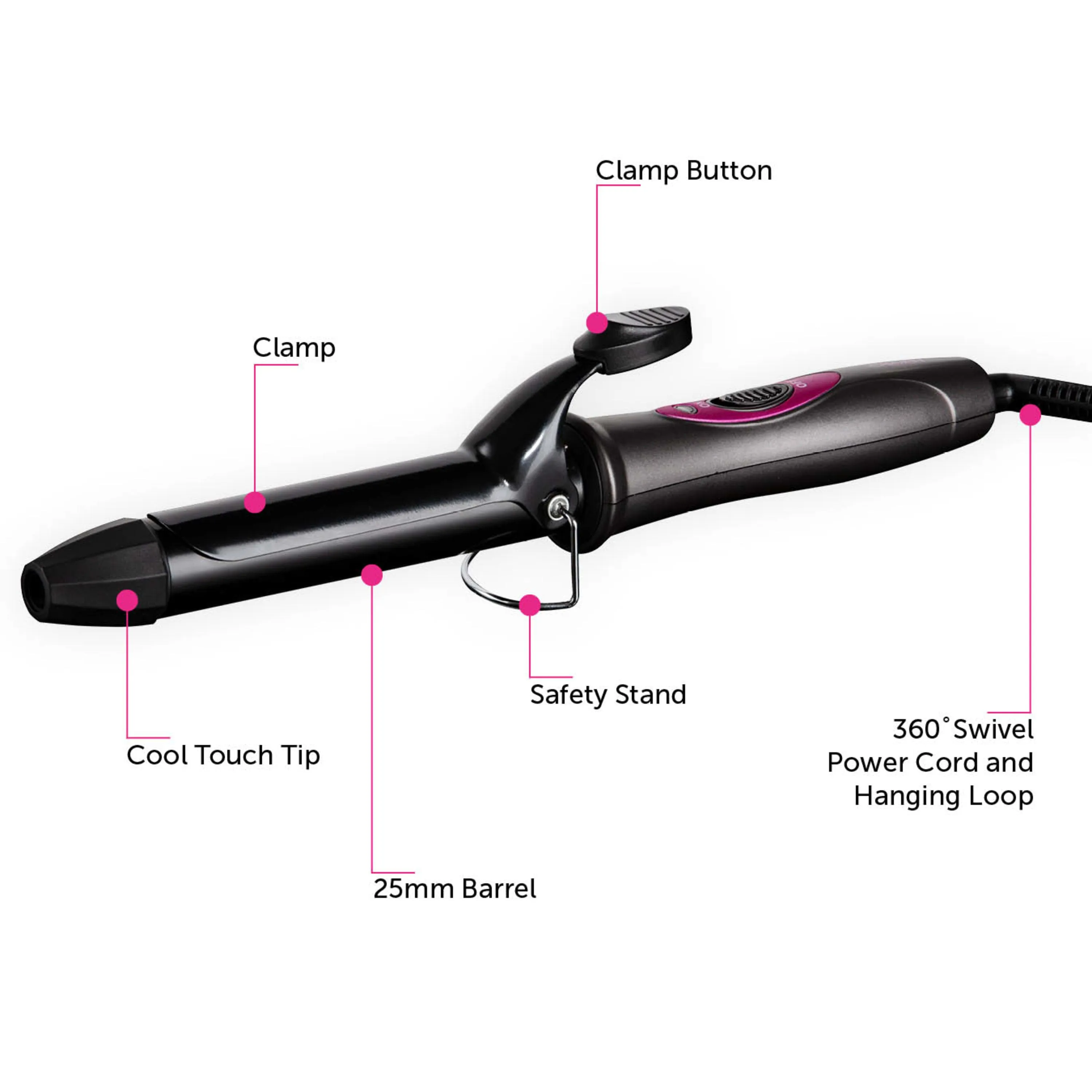 Carmen 25MM Hair Curling Tong
