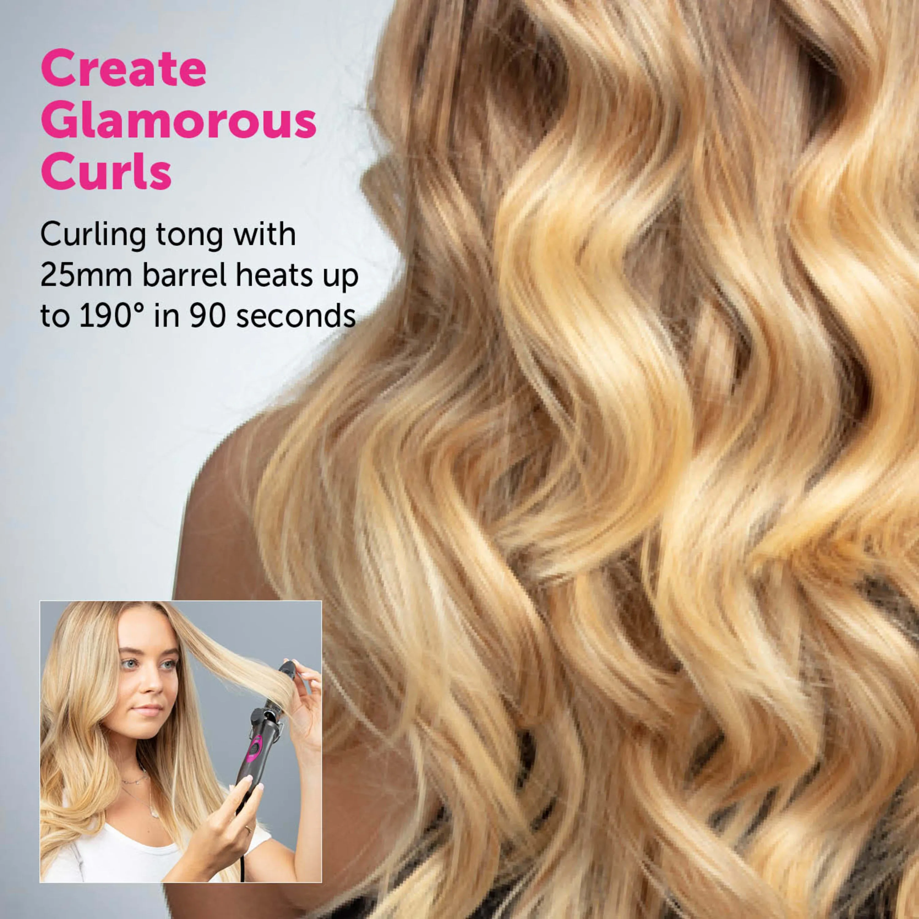 Carmen Hairdryer   Curler   Straightener 3 Piece Set
