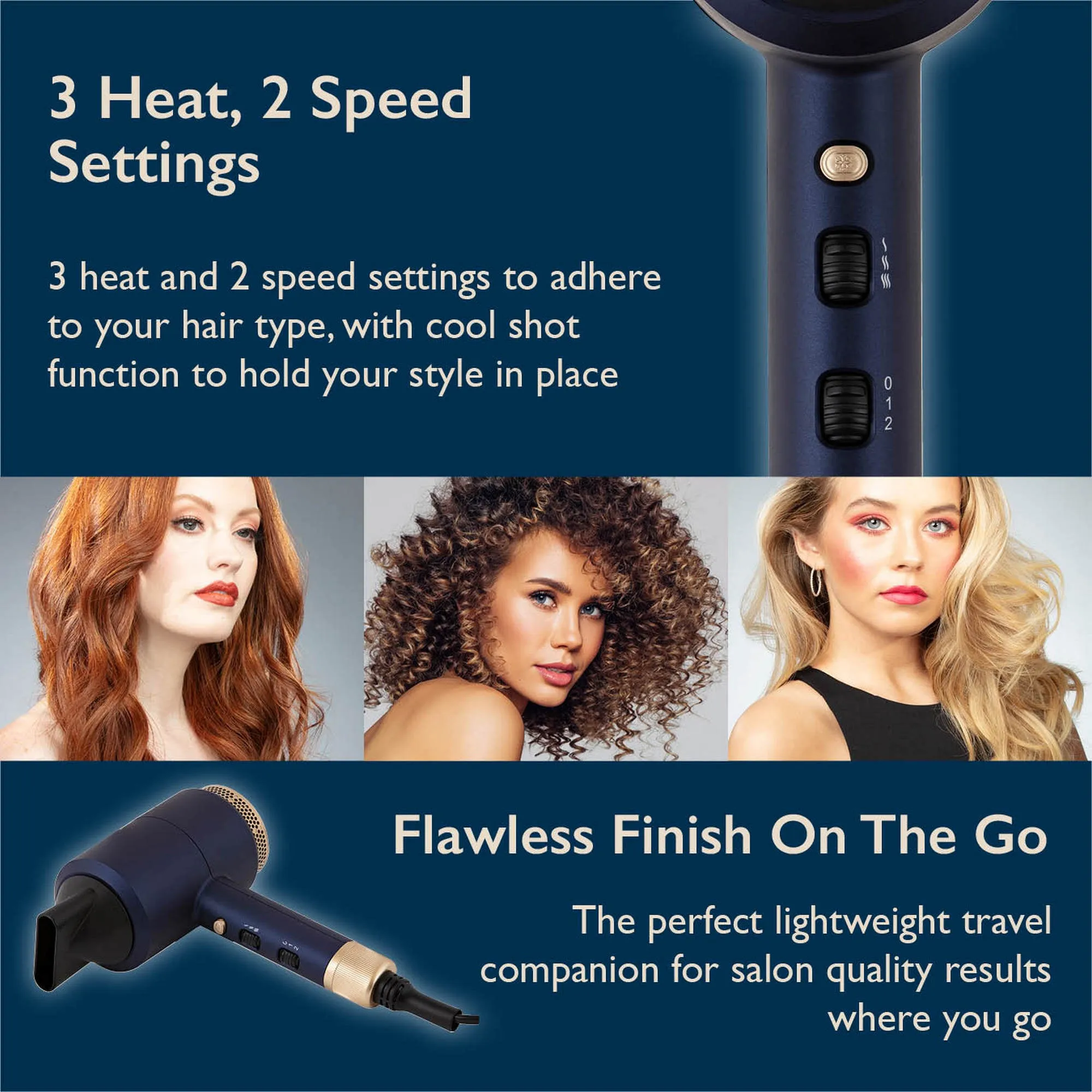 Carmen Twilight DC Pro Hairdryer