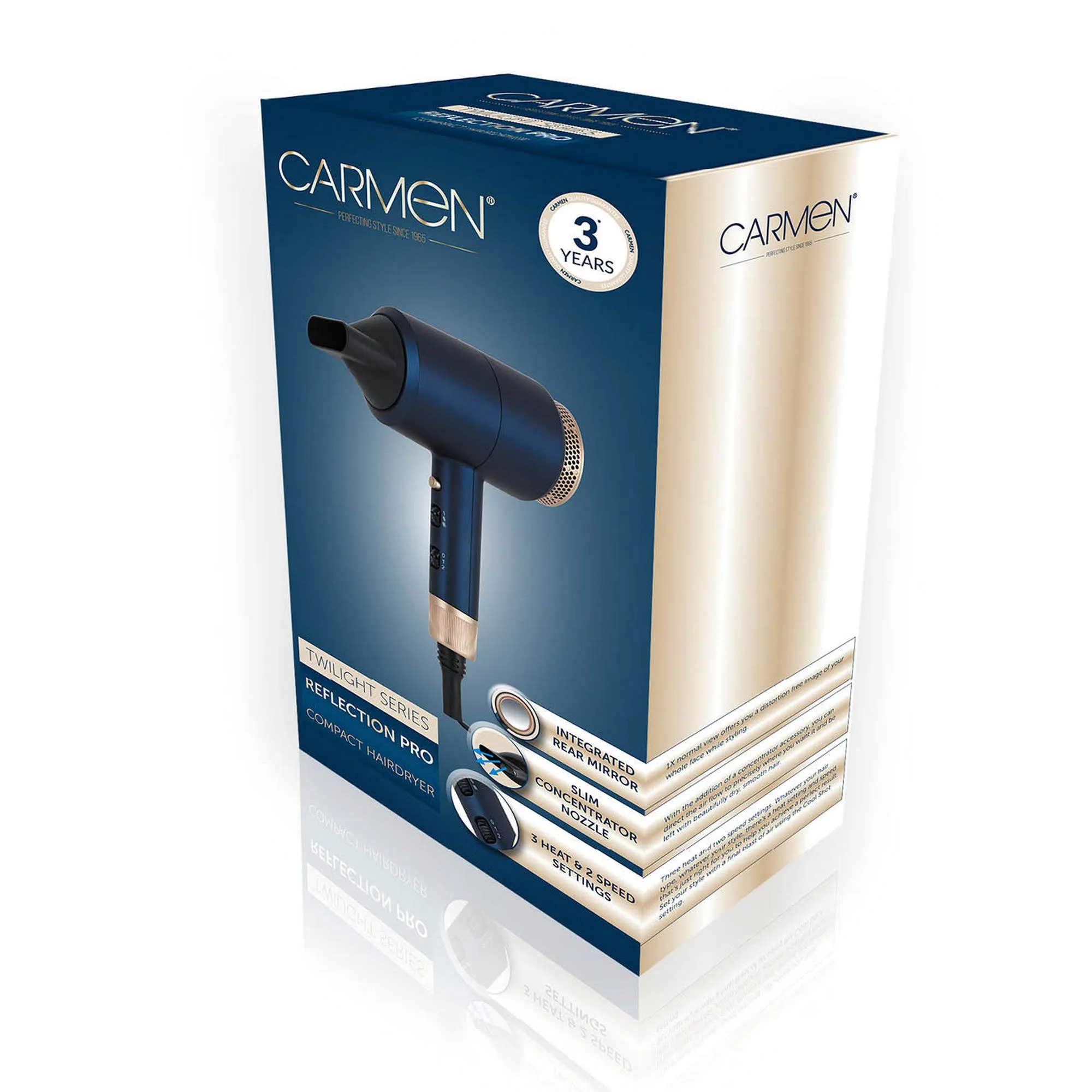 Carmen Twilight DC Pro Hairdryer