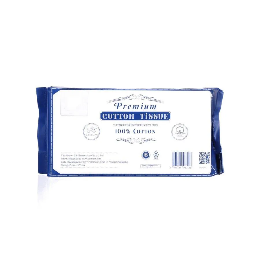 COTTIUM Premium Cotton Tissue  (80pcs)