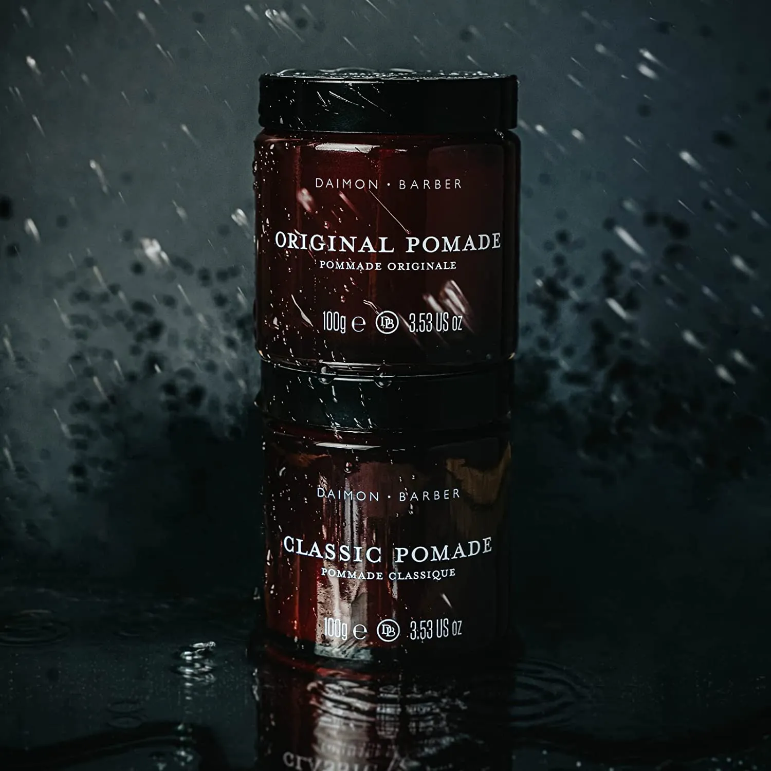 Daimon Barber Original Hair Pomade - Medium Hold Natural Shine Nourishes & Moisturizes With Bee propolis & Raspberry Seed Oil Shaping Paste 3.53 Oz