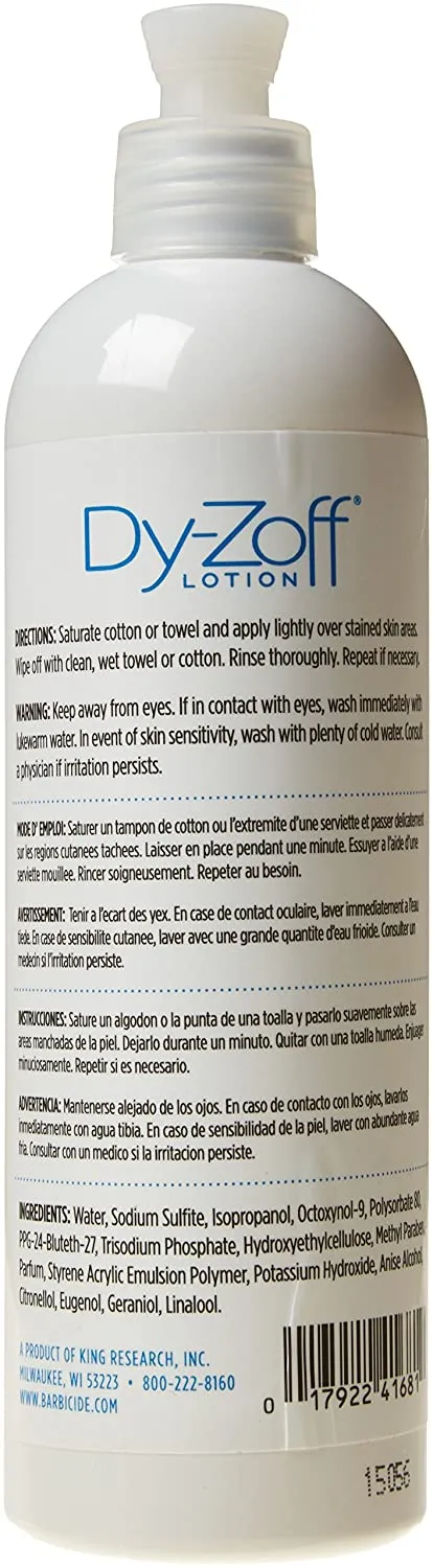 Dy-zoff Lotion Hair Color Remover 12 Oz