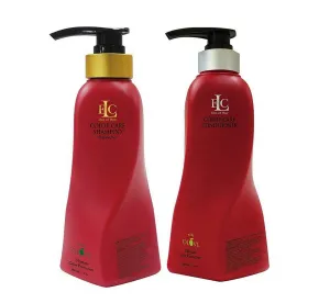 ELC Pure Olive Color Care Shampoo & Conditioner With a Gute Travel Cosmetic Pouch 12oz (3 Piece Bundle)