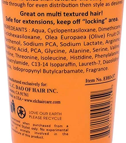 ELC Pure Olove Volumizing Blow Out Cream, 3 oz, Volume, Body and Bounce. Detangles, Moisturizes, Smooths. Stops Humidity and Frizzy Fly-Away Hair. Shine, Heat and Color Protection. Fine to Med hair
