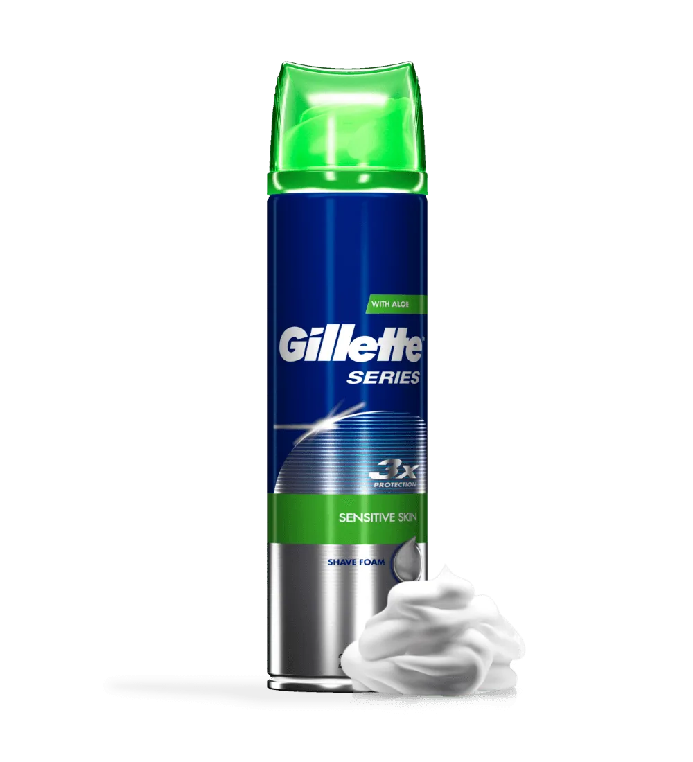 Gillette Series Shaving Foam Sensitive Skin 250ml
