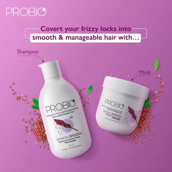 Godrej Professional Probio Quinoa Smooth Shampoo (250ml)