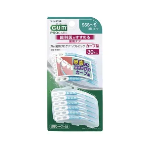 GUM Gum Soft Pick Curve 30P (Sss-S)