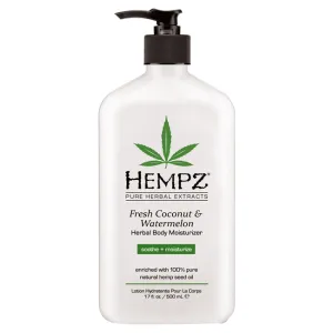 Hempz Fresh Coconut & Watermelon Moisturizer Body Moisturizer 17oz