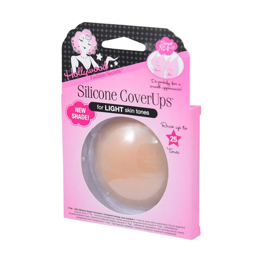 HOLLYWOOD FASHION SECRETS Silicone Cover Ups Light Tone size 1