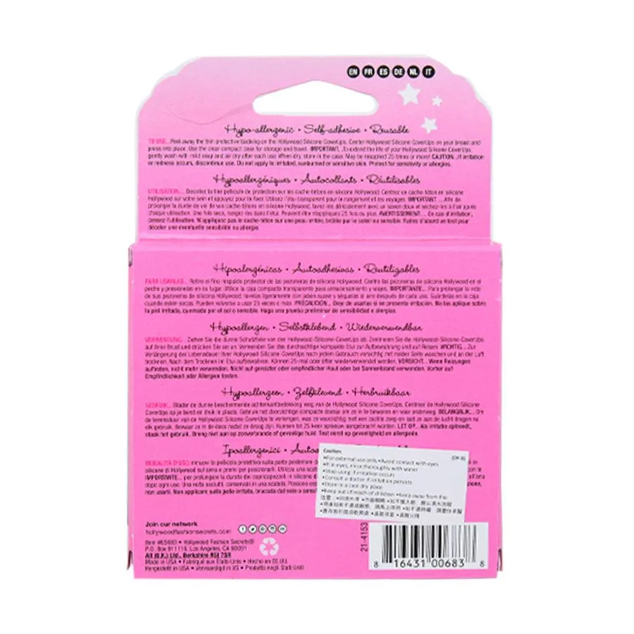 HOLLYWOOD FASHION SECRETS Silicone Cover Ups Light Tone size 1
