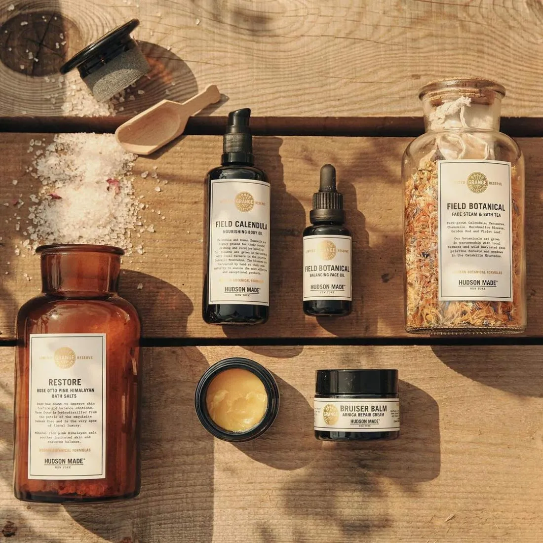 Hudson Made Grange Collection - Field Botanical Bath Tea 500 ml Field Botanical/Face Steam & Bath Tea