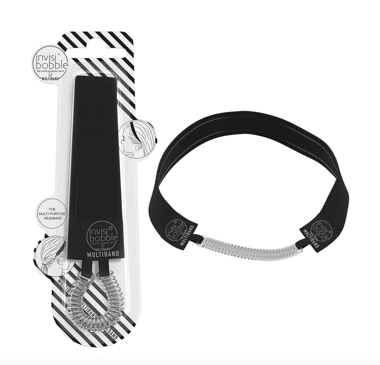 Invisibobble MULTIBAND - True Black