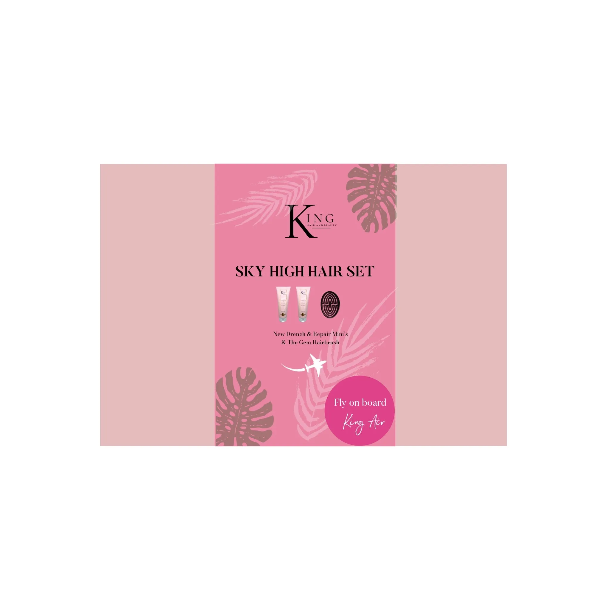 King Hair & Beauty Sky High Hair Travel Set