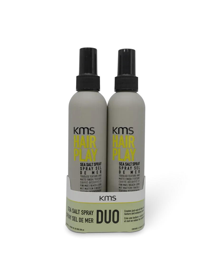 KMS HAIRPLAY Sea Salt Spray 200ml Duo 25% Savings