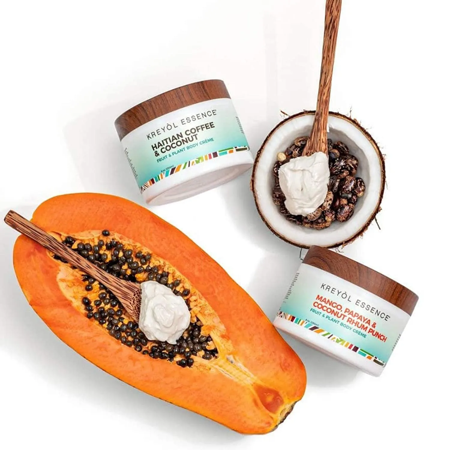 KREYOL ESSENCE Punch Body Cr????me, 8 OZ (Haitian Coffee and Coconut)