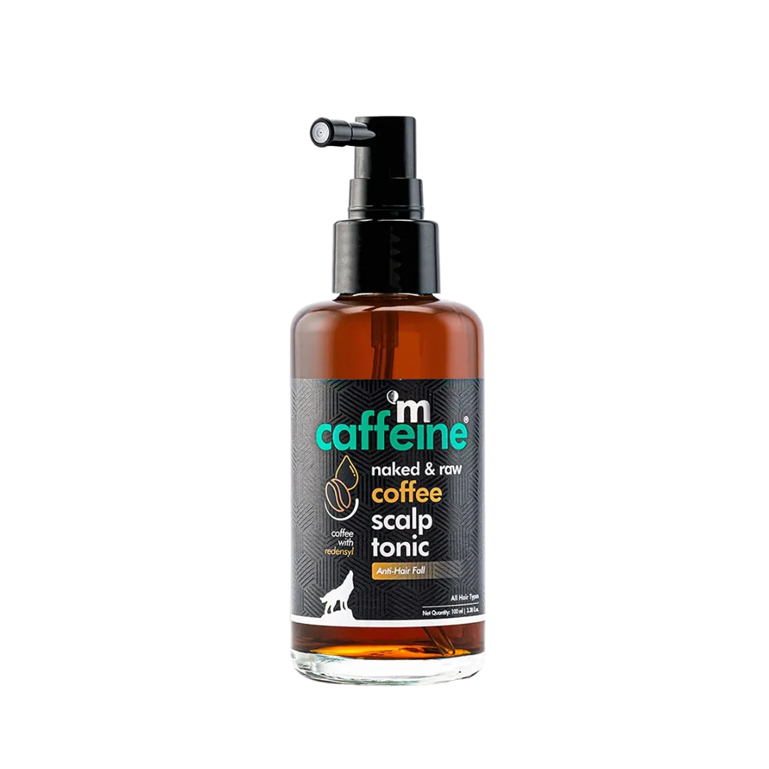 M CAFFEINE COFFE SCALP TONIC( ANTI HAIR FALL ), Controls Hair Fall & Breakage, Stimulates & Energizes Hair Roots 100ML