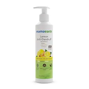 Mamaearth Lemon Anti-Dandruff Shampoo with Lemon & Ginger for Itchy & Flaky Scalp C 250 ml