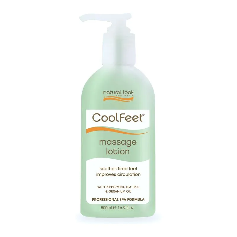 Massage Lotion ~ Cool Feet ~ Natural Look