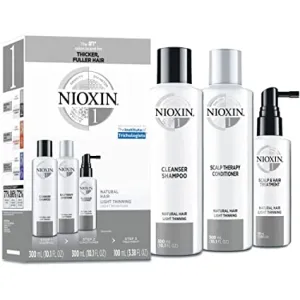 Nioxin System 1 Starter Kit | Now Save 36%, 300ml Cleanser ;150ml Scalp Therapy & 100ml Scalp Treatment