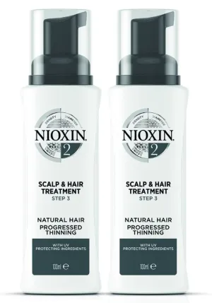 Nioxin System 2 Scalp Treatment 100ML Duos
