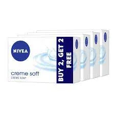 NIVEA CREME SOFT CREME SOAP BUY 2 GET 2 FREE