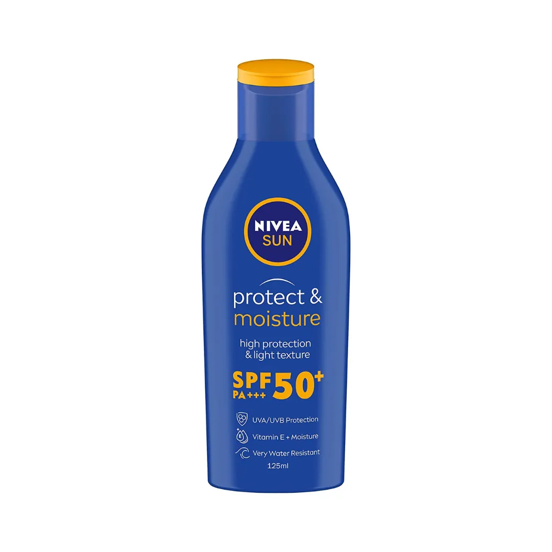 Nivea Protect & Moisture Sun Lotion SPF 50  (125ml)