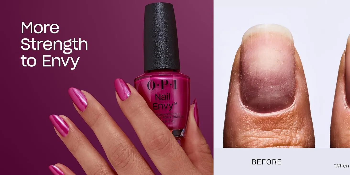 OPI Nail Envy All Night Strong Color Nail Strengthener with Trim-Flex Technology