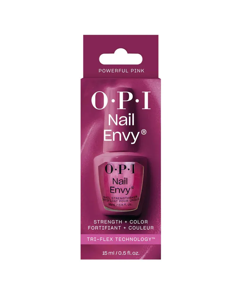 OPI Nail Envy Powerful Pink Color Nail Strengthener with Trim-Flex Technology
