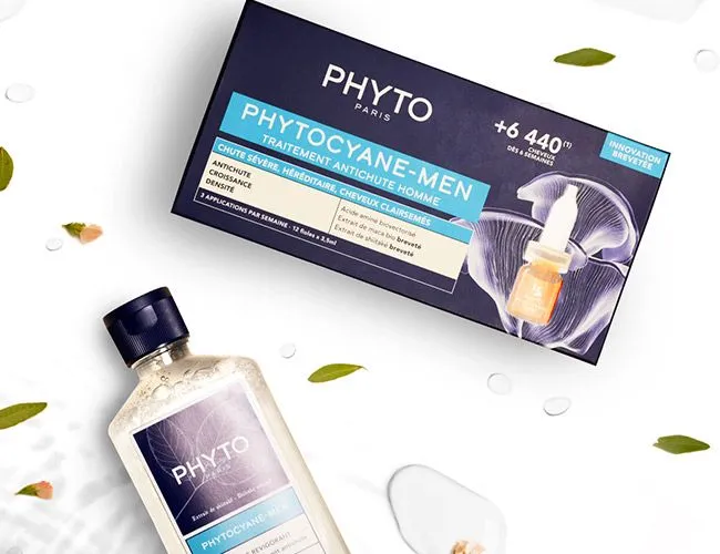 PHYTOCYANE ANTI HAIR LOSS TREATMENT - MEN SERUM  CAP 12 X 3.5ML
