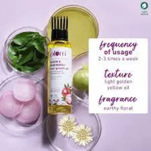 Plum onion & bhringraj hair growth oil 100ml
