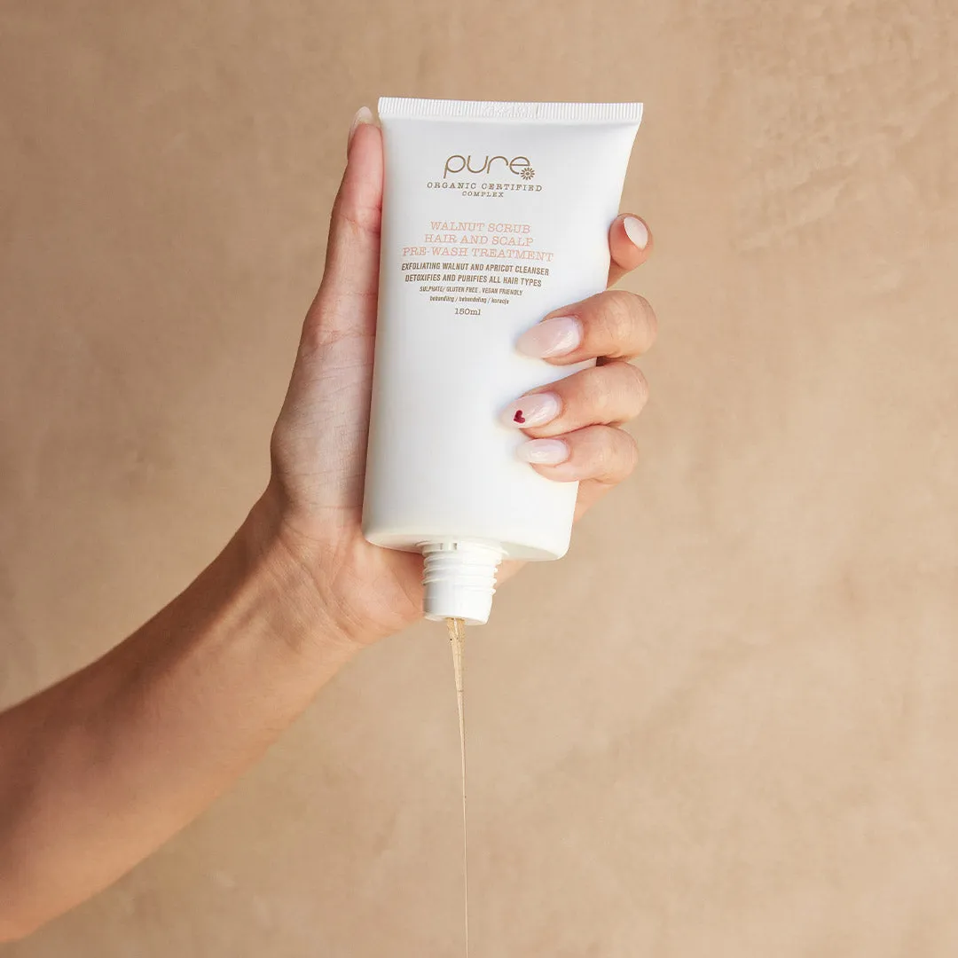 Pure Walnut Scrub Hair and Scalp Pre-Wash Treatment 150ml