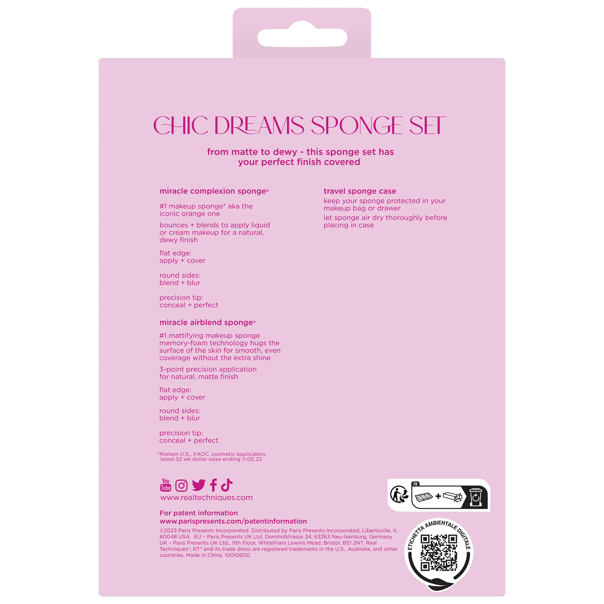 Real Techniques Chic Dreams Sponge Set