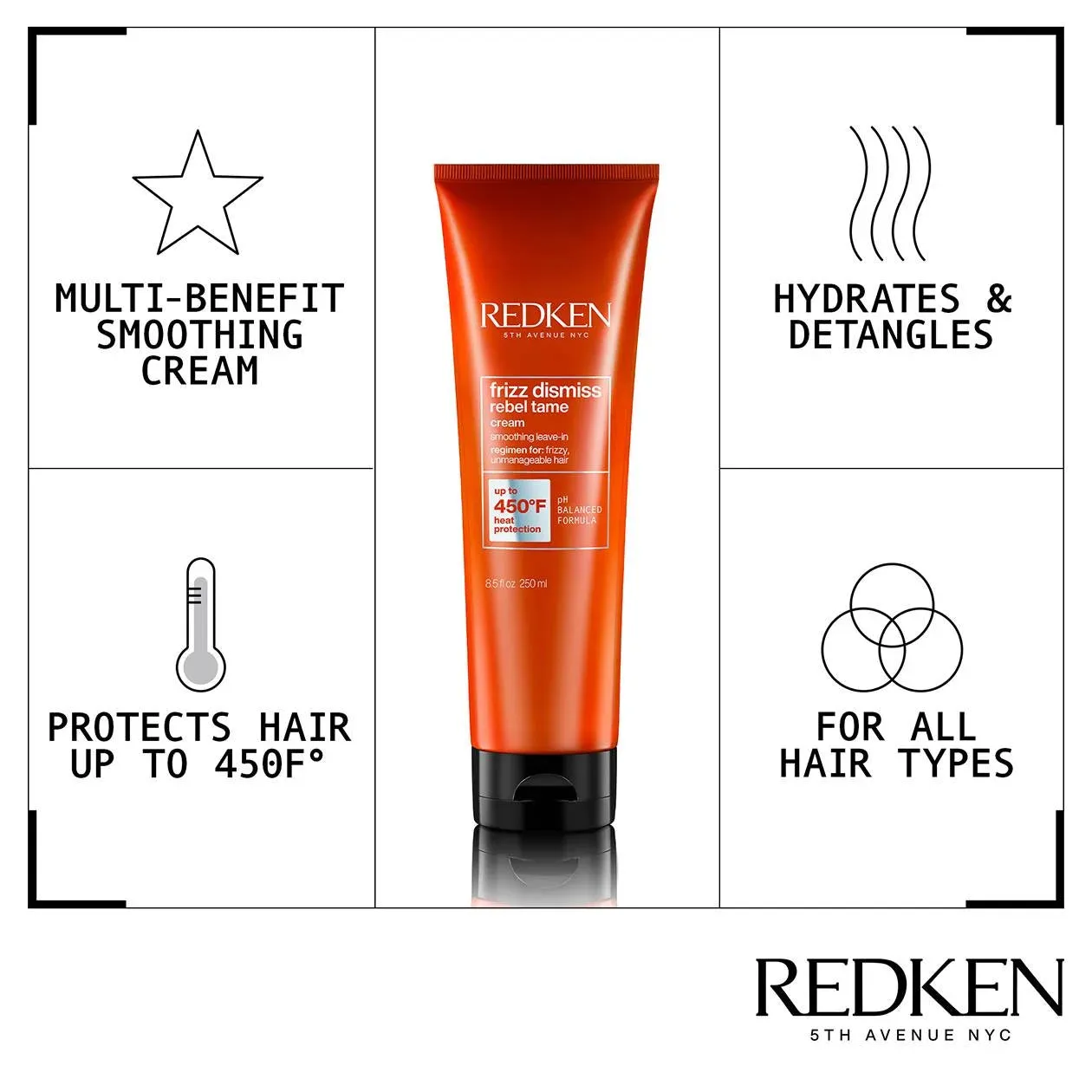 Redken Frizz Dismiss Rebel Tame Leave-In Cream