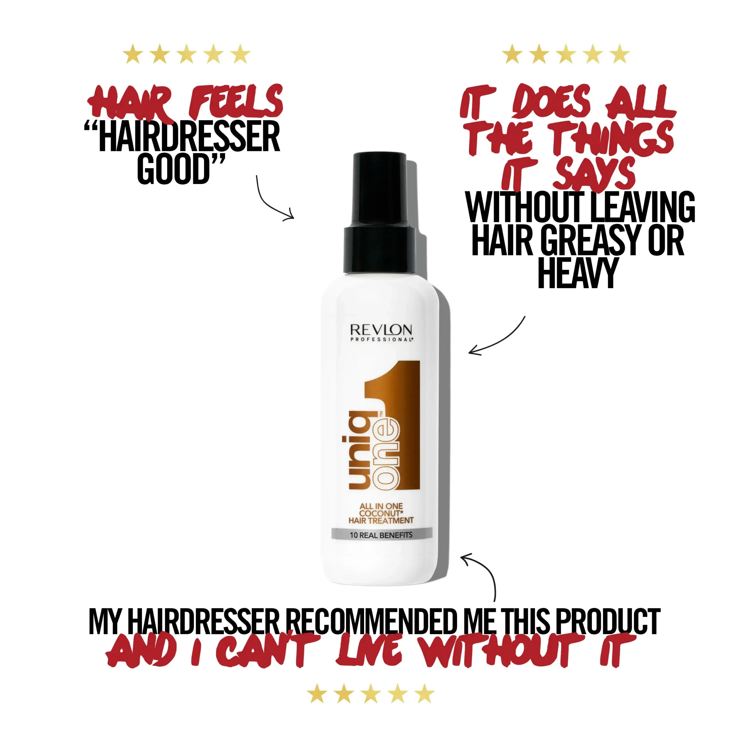REVLON UNIQONE? All In One Leave-In Hair Treatment Coconut Fragrance