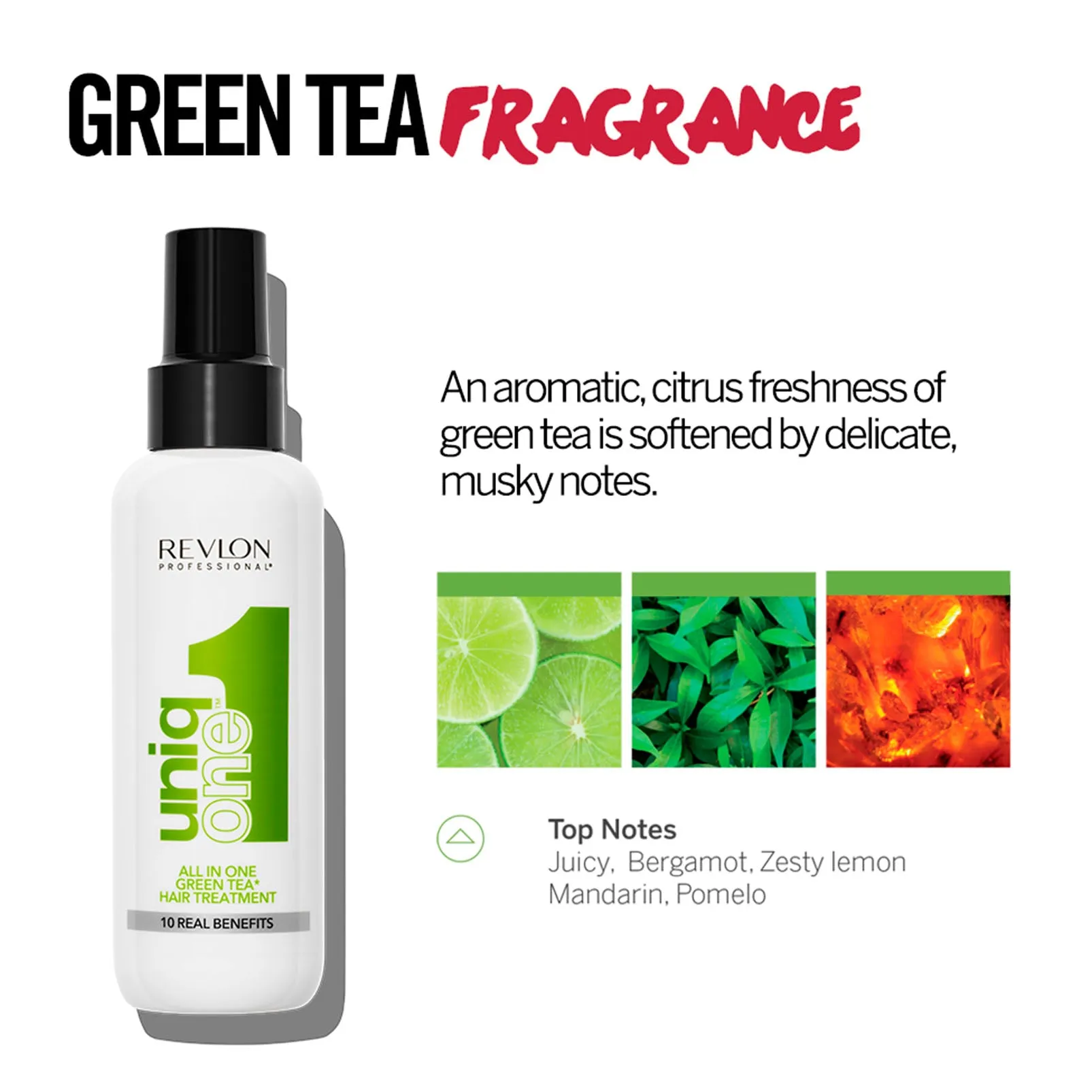REVLON UNIQONE?All In One Leave-In Hair Treatment Green Tea Fragrance