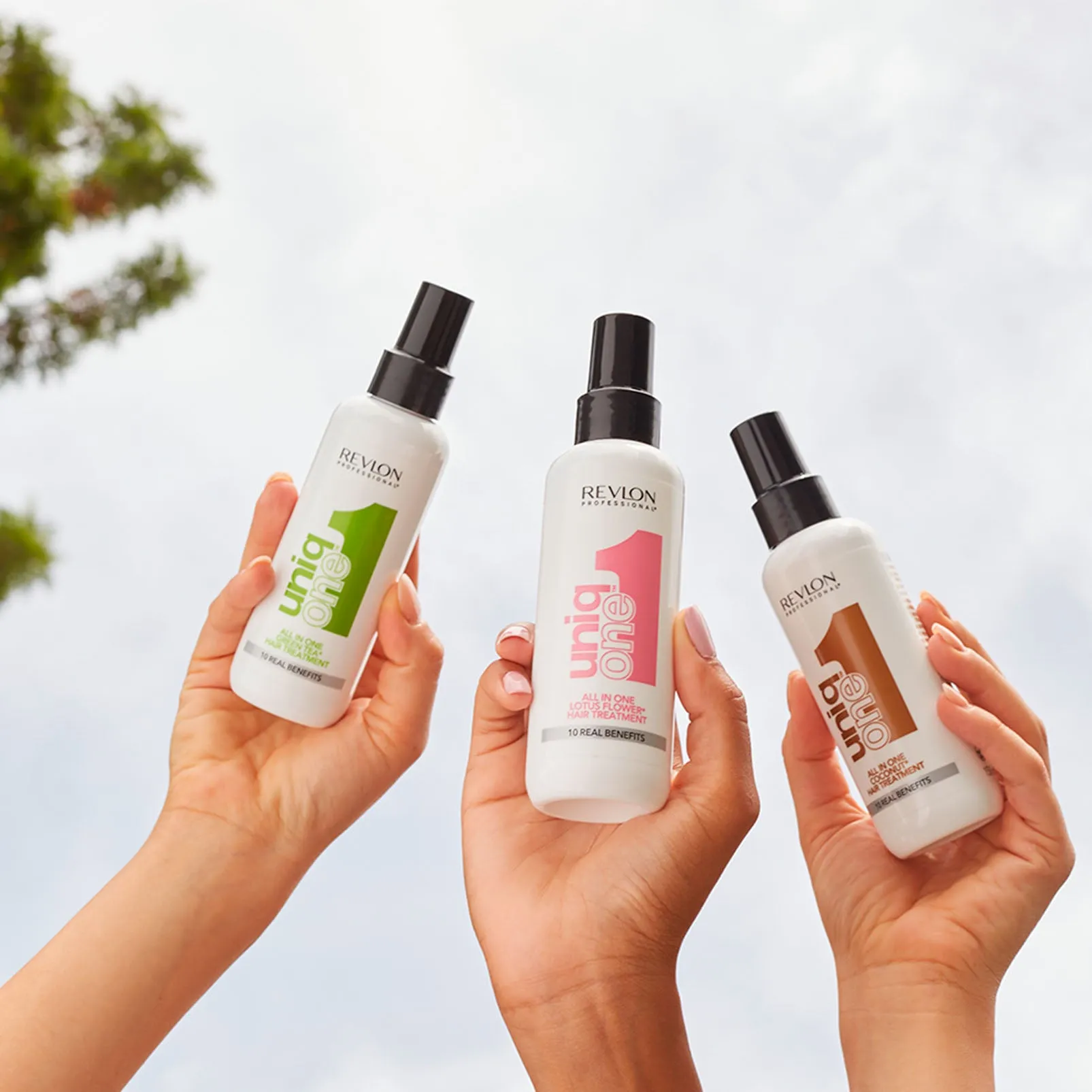 REVLON UNIQONE?All In One Leave-In Hair Treatment Green Tea Fragrance