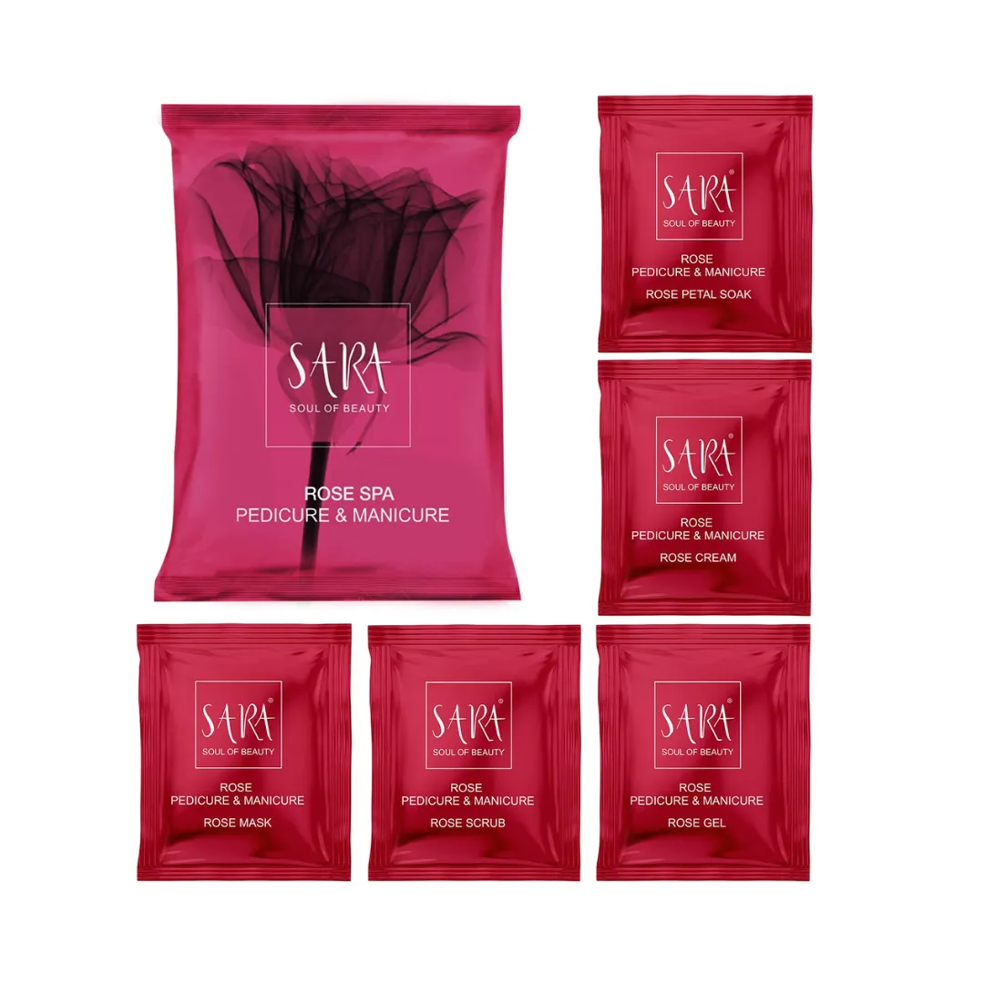 SARA SOUL OF BEAUTY ROSE PEDICURE & MANICURE 50 G