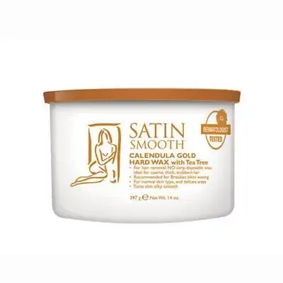 Satin Smooth Calendula Golden? Hard Wax with Tea Tree Oil 14OZ