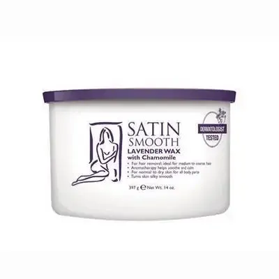 Satin Smooth LAVENDER AND CHAMOMILE CREAM WAX 14OZ