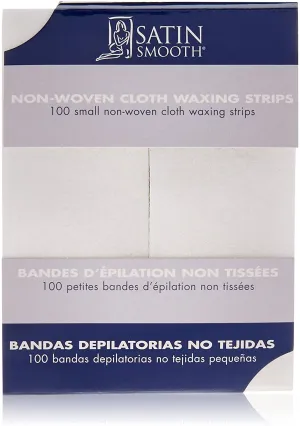 Satin Smooth Small Non Woven Waxing Strips 100 Per Pack