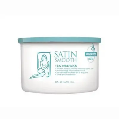 Satin Smooth Tea Tree CREAM WAX 14 oz.