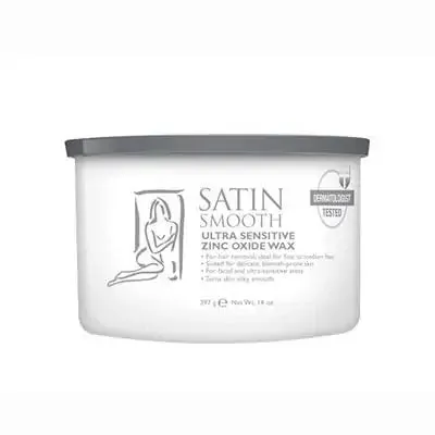 Satin Smooth Ultra sensitive Zinc Oxide CREAM WAX 14oz
