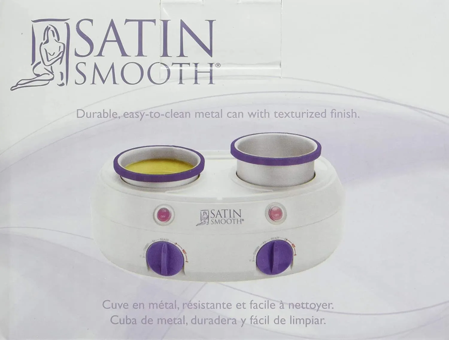 Satin Smooth Universal Empty Metal Pot Can for Wax Warmer